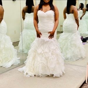 David’s Bridal Mermaid Dress size 12